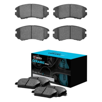 R1 Concepts® - Ceramic Front and Rear Brake Pad Set