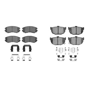R1 Concepts® - Ceramic Front and Rear Brake Pad Set