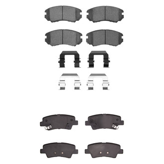 R1 Concepts® - Ceramic Front and Rear Brake Pad Set