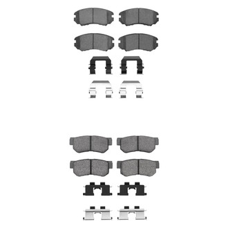 R1 Concepts® - Ceramic Front and Rear Brake Pad Set