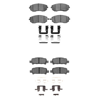 R1 Concepts® - Ceramic Front and Rear Brake Pad Set