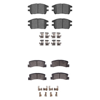 R1 Concepts® - Ceramic Front and Rear Brake Pad Set