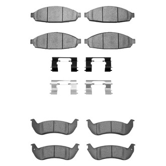 R1 Concepts® - Ceramic Front and Rear Brake Pad Set