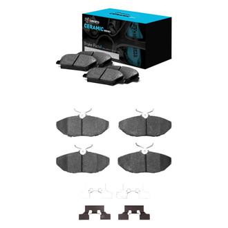 R1 Concepts® - Ceramic Front and Rear Brake Pad Set