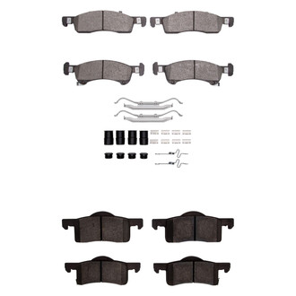 R1 Concepts® - Ceramic Front and Rear Brake Pad Set