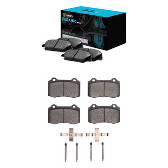 R1 Concepts® - Ceramic Front and Rear Brake Pad Set