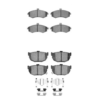 R1 Concepts® - Ceramic Front and Rear Brake Pad Set