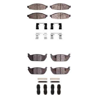 R1 Concepts® - Ceramic Front and Rear Brake Pad Set