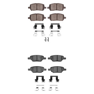 R1 Concepts® - Ceramic Front and Rear Brake Pad Set
