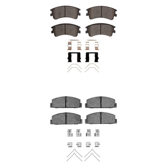 R1 Concepts® - Ceramic Front and Rear Brake Pad Set