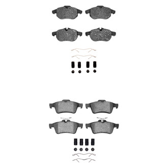 R1 Concepts® - Ceramic Front and Rear Brake Pad Set