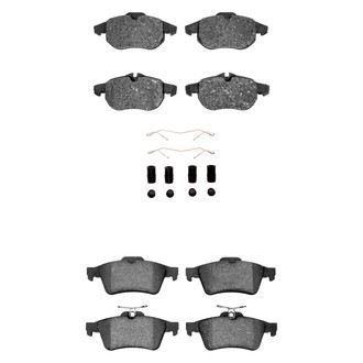 R1 Concepts® - Ceramic Front and Rear Brake Pad Set