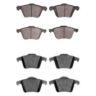 R1 Concepts® - Ceramic Front and Rear Brake Pad Set