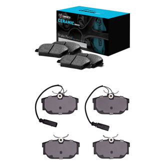 R1 Concepts® - Ceramic Front and Rear Brake Pad Set