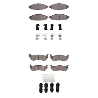 R1 Concepts® - Ceramic Front and Rear Brake Pad Set