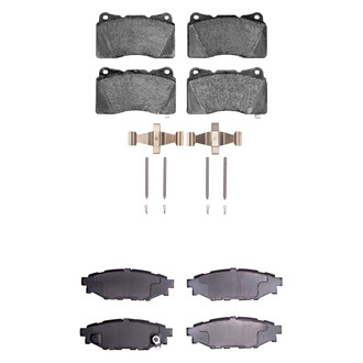 R1 Concepts® - Ceramic Front and Rear Brake Pad Set