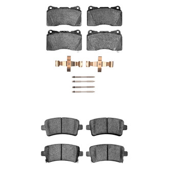 R1 Concepts® - Ceramic Front and Rear Brake Pad Set