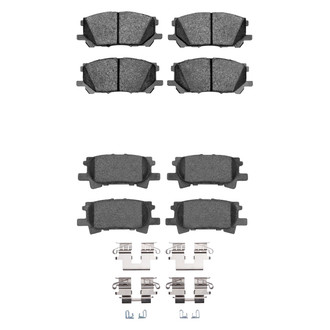 R1 Concepts® - Ceramic Front and Rear Brake Pad Set