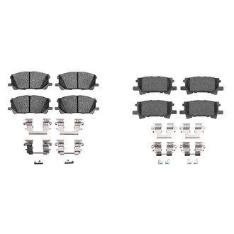 R1 Concepts® - Ceramic Front and Rear Brake Pad Set