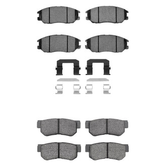 R1 Concepts® - Ceramic Front and Rear Brake Pad Set