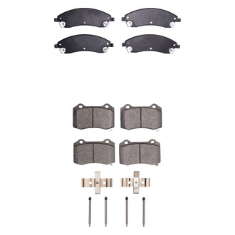 R1 Concepts® - Ceramic Front and Rear Brake Pad Set