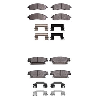 R1 Concepts® - Ceramic Front and Rear Brake Pad Set