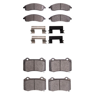 R1 Concepts® - Ceramic Front and Rear Brake Pad Set