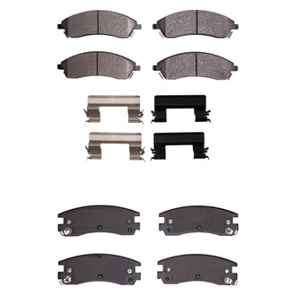 R1 Concepts® - Ceramic Front and Rear Brake Pad Set