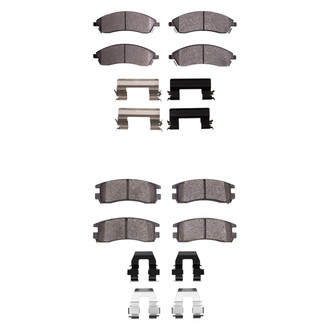R1 Concepts® - Ceramic Front and Rear Brake Pad Set