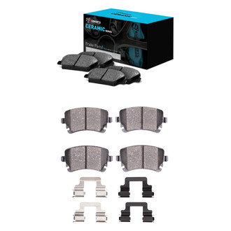 R1 Concepts® - Ceramic Front and Rear Brake Pad Set