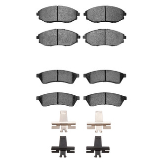 R1 Concepts® - Ceramic Front and Rear Brake Pad Set