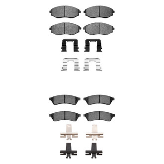 R1 Concepts® - Ceramic Front and Rear Brake Pad Set