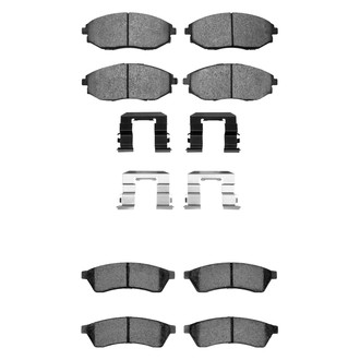 R1 Concepts® - Ceramic Front and Rear Brake Pad Set