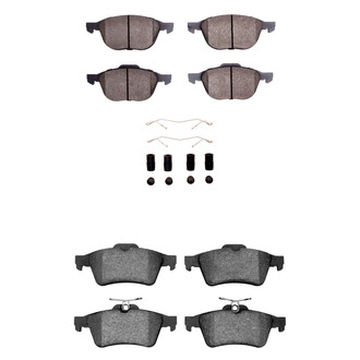 R1 Concepts® - Ceramic Front and Rear Brake Pad Set
