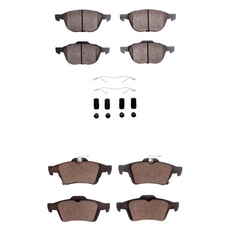 R1 Concepts® - Ceramic Front and Rear Brake Pad Set