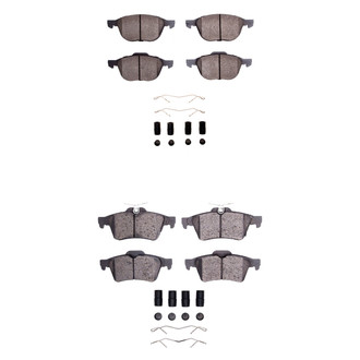 R1 Concepts® - Ceramic Front and Rear Brake Pad Set