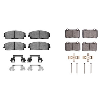 R1 Concepts® - Ceramic Front and Rear Brake Pad Set