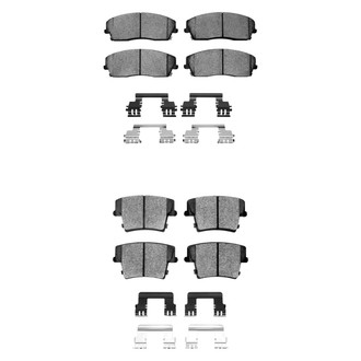R1 Concepts® - Ceramic Front and Rear Brake Pad Set