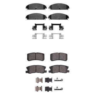 R1 Concepts® - Ceramic Front and Rear Brake Pad Set