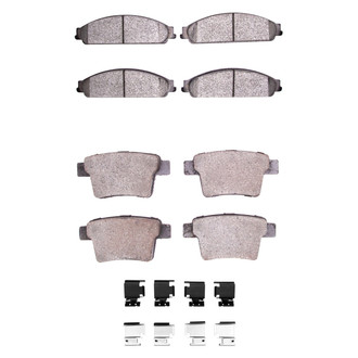 R1 Concepts® - Ceramic Front and Rear Brake Pad Set