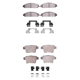 R1 Concepts® - Ceramic Front and Rear Brake Pad Set