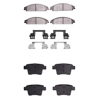 R1 Concepts® - Ceramic Front and Rear Brake Pad Set