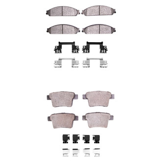 R1 Concepts® - Ceramic Front and Rear Brake Pad Set