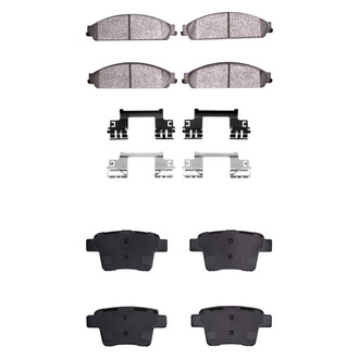 R1 Concepts® - Ceramic Front and Rear Brake Pad Set