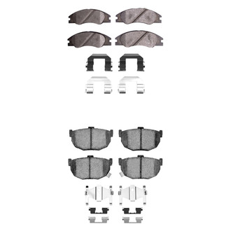 R1 Concepts® - Ceramic Front and Rear Brake Pad Set
