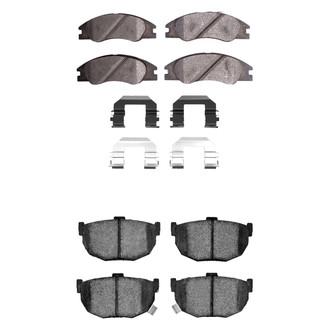 R1 Concepts® - Ceramic Front and Rear Brake Pad Set