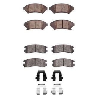 R1 Concepts® - Ceramic Front and Rear Brake Pad Set