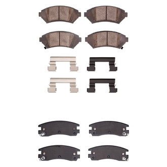 R1 Concepts® - Ceramic Front and Rear Brake Pad Set