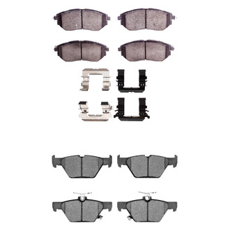 R1 Concepts® - Ceramic Front and Rear Brake Pad Set