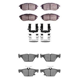 R1 Concepts® - Ceramic Front and Rear Brake Pad Set